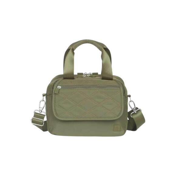 IHKWIP Handbags - IHKWIP Soho Satchel with Crossbody Strap Military Olive